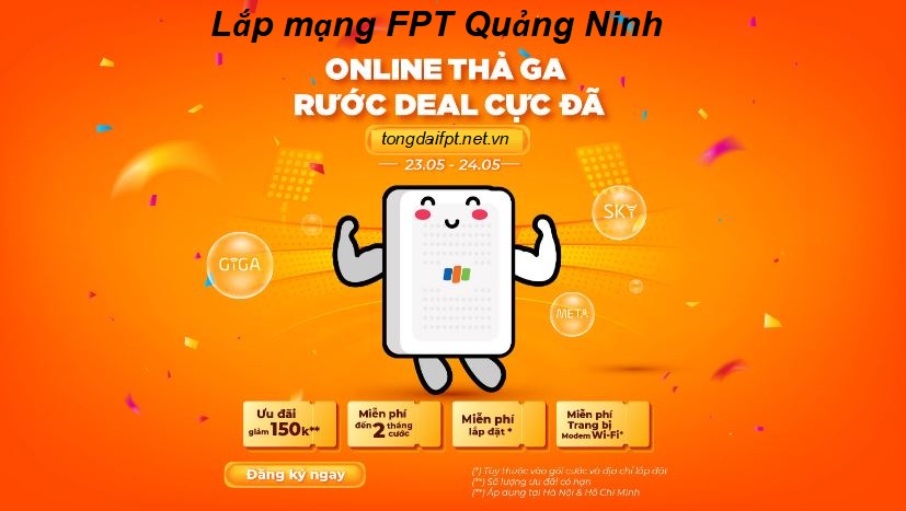 Lắp mạng Wifi FPT Quảng Ninh | Đăng ký ngay & Lắp trong ngày Lắp mạng FPT Quảng Ninh