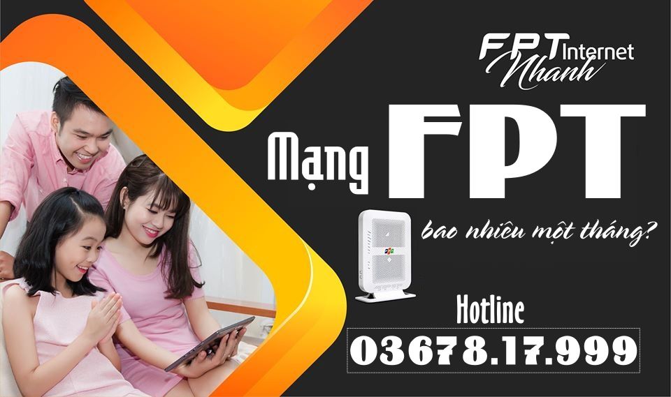 Giải đáp: Mạng FPT bao nhiêu tiền 1 tháng? chi phí lắp đặt có đắt hay không?