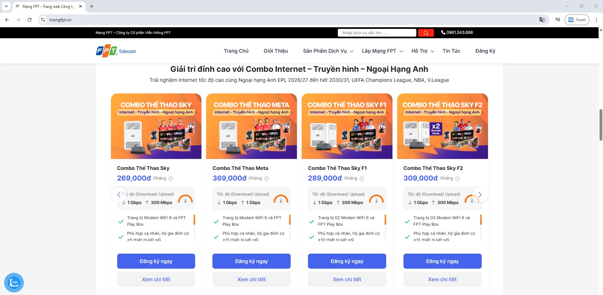 MangFPT.vn là gì ? Giới thiệu tổng quan chi tiết về website MangFPT.vn 4 Combo Internet và truyền hình giải trí