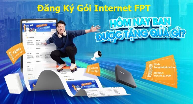 Bảng giá cước Internet FPT mới nhất, rẻ nhất 2026 - Free WiFi 6/ 7 1 Dang ky goi Internet FPT voi nhieu uu dai hap dan 768x414 1