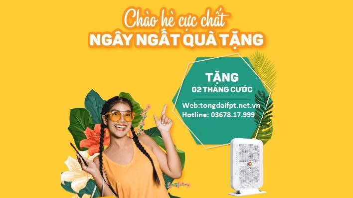 Lắp mạng FPT Hà Nội khuyến mãi sốc, tặng wifi 5G